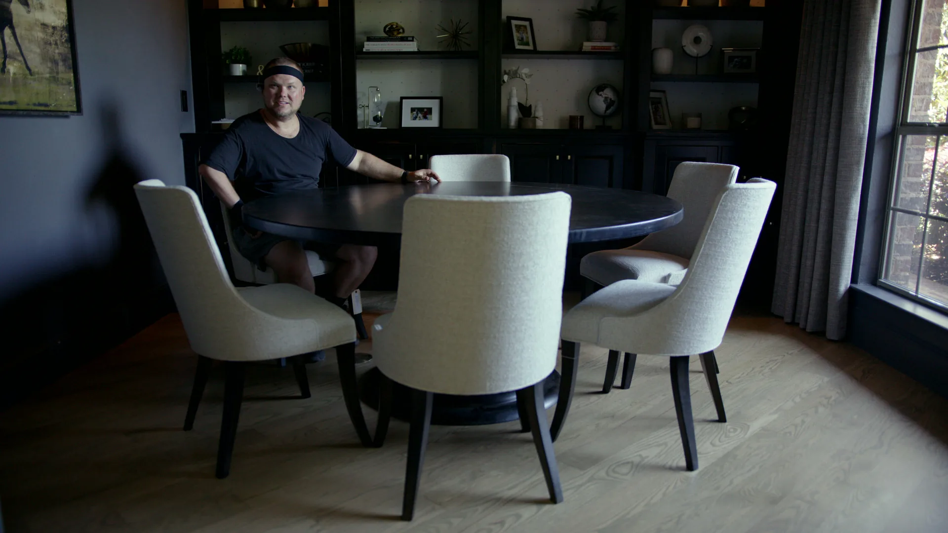 The real room for the Josephine setup