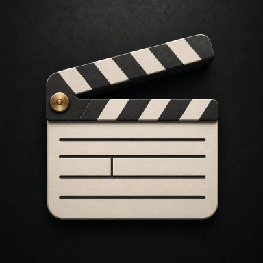 CallSheet: Crew Calls app icon — a film clapperboard