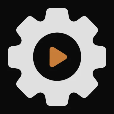 GLM Rentals app icon — a gear with a play triangle