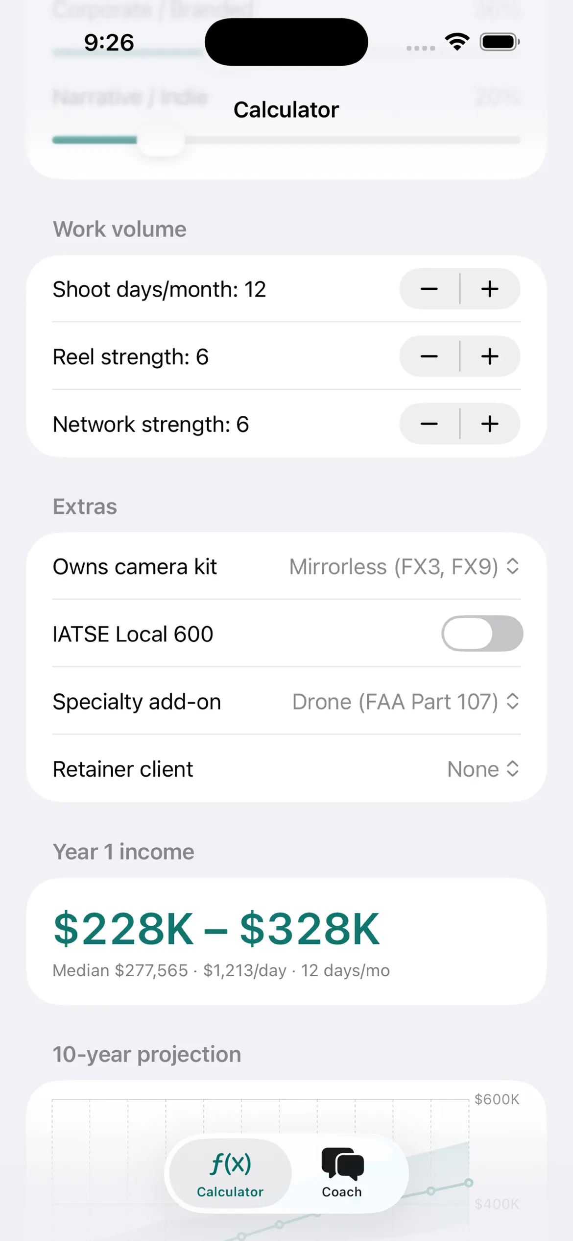 DP Career Coach AI coach screen