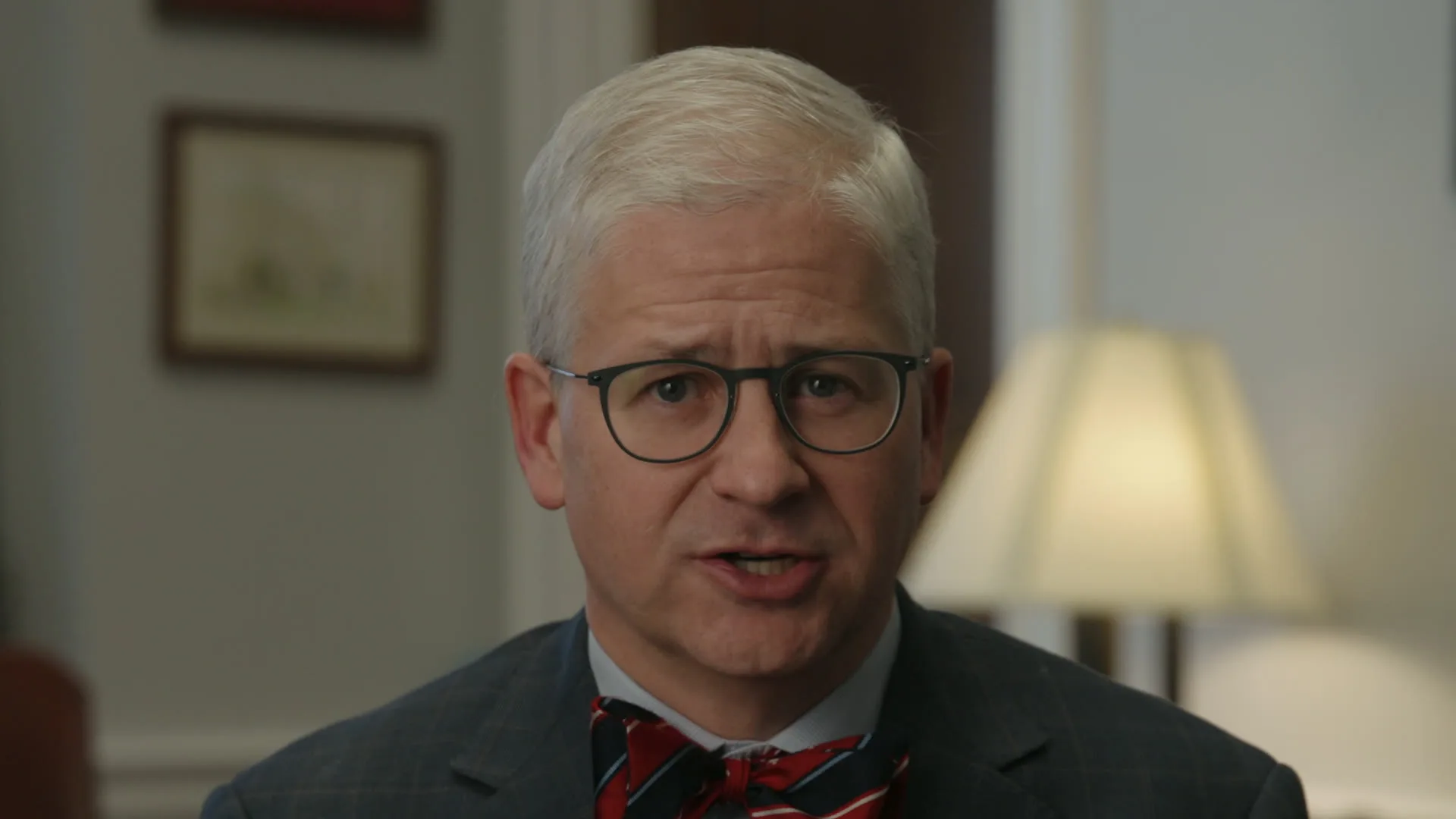 Close-up of Patrick McHenry delivering his address