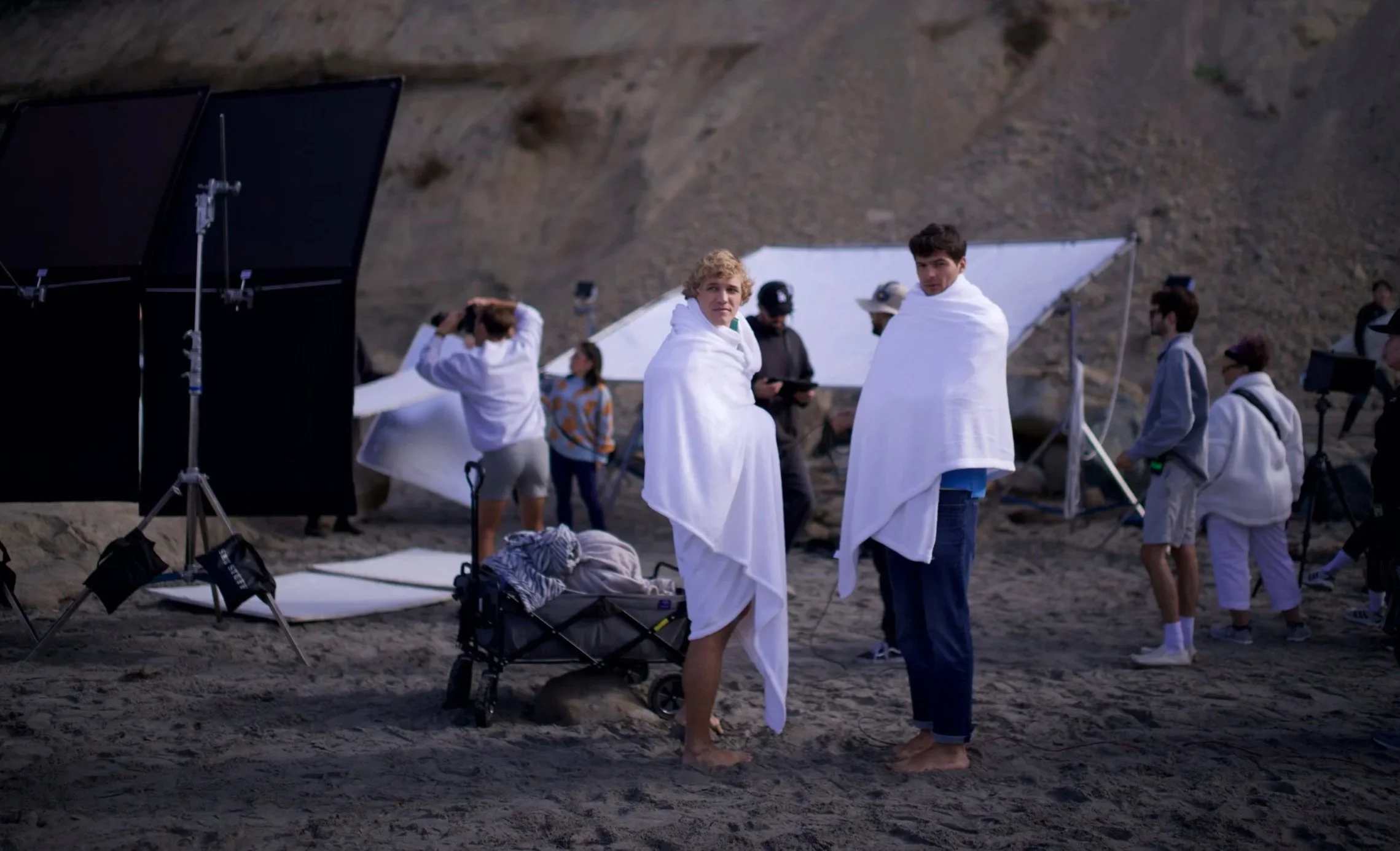 U.S. Polo Assn. campaign frame — golden hour, two figures connect